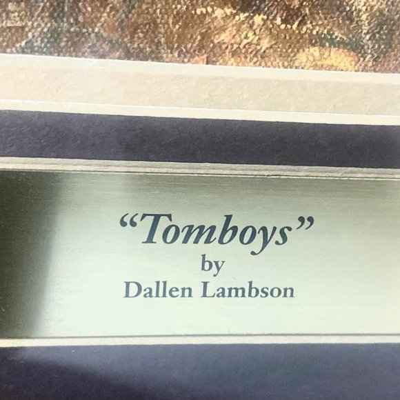 Hunting Turkey "Tomboys" Bass Pro Signed/Numbered Framed Print- Dallen Lambson - Picture 5 of 8